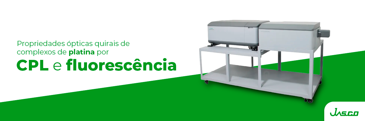 Propriedades ópticas quirais de complexos de platina por CPL e fluorescência