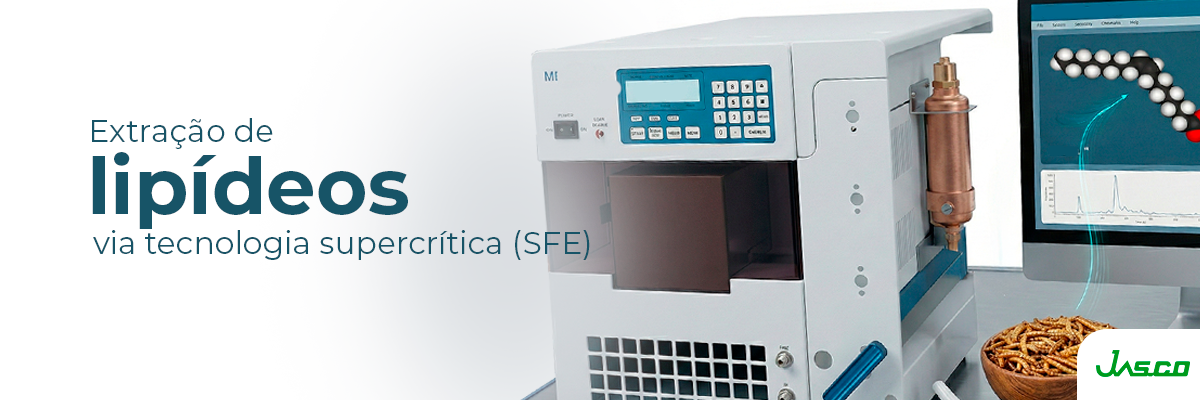 Extração de lipídeos via tecnologia supercrítica (SFE)